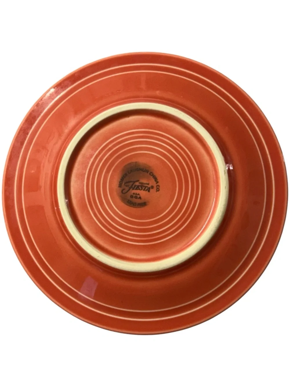 Fiesta Orange Salad Plates - Set of 4